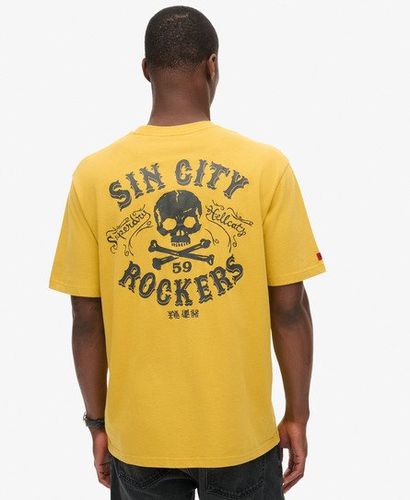 Pour Des s T-Shirt Ample à Motif Lo-Fi Punk Logo imprimé, Taille: XXL - Superdry - Modalova