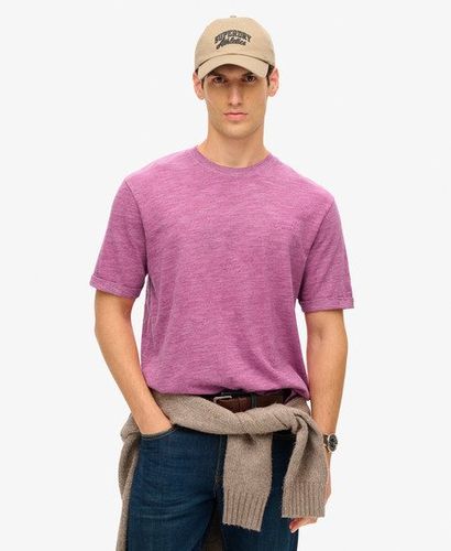 Herren Überfärbtes, Strukturiertes und Meliertes T-shirt - Größe: L - Superdry - Modalova