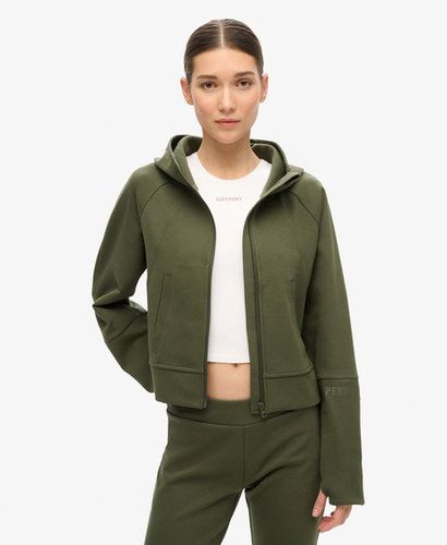 Damen Lässige Sport Tech Kapuzenjacke - Größe: 40 - Superdry - Modalova