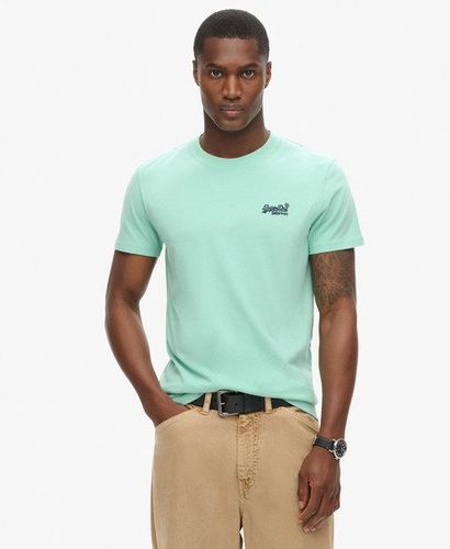 Herren Essential T-Shirt Aus Bio-Baumwolle Mit Logo, , Größe: XL - Superdry - Modalova