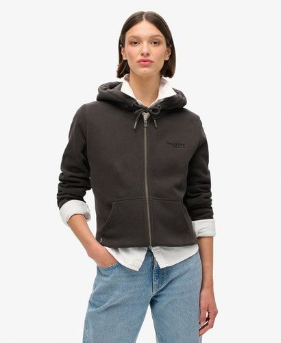 Sweat à Capuche Zippé à Logo Essential Taille: 40 - Superdry - Modalova