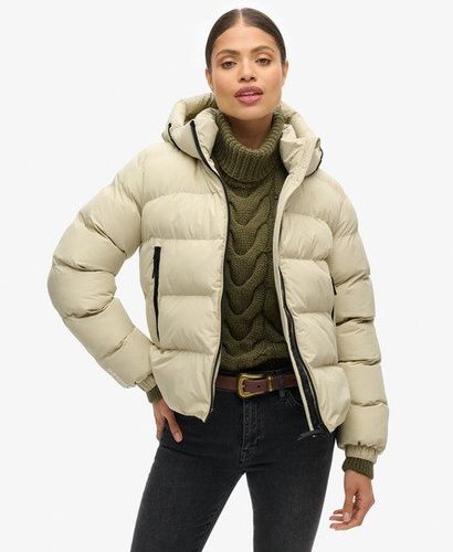 Damen Sports Steppjacke mit Kapuze - Größe: 34 - Superdry - Modalova