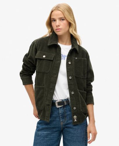 Damen Cord Chore Jacke - Größe: 36 - Superdry - Modalova