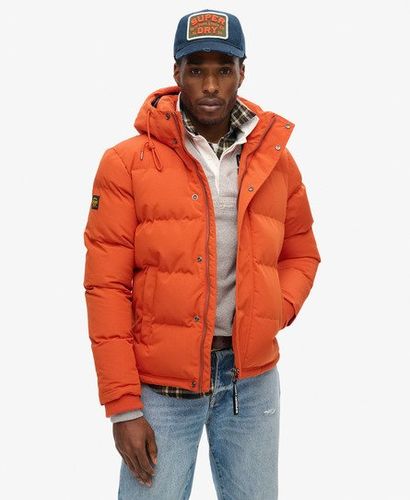 Herren Kurze Everest Steppjacke mit Kapuze - Größe: XL - Superdry - Modalova