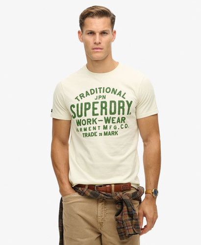 Herren Machined Goods Workwear T-shirt - Größe: Xxl - Superdry - Modalova