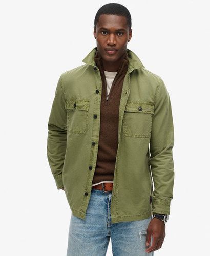 Herren Military Langarmhemd - Größe: S - Superdry - Modalova