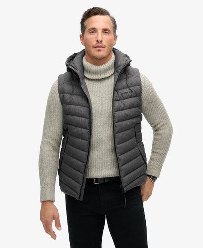 Herren Fuji Kapuzenweste aus Tweed - Größe: XL - Superdry - Modalova