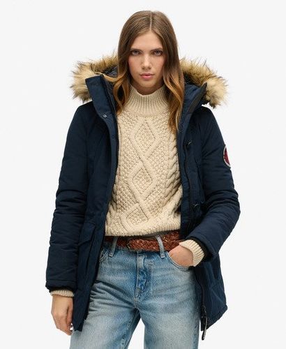 Damen Everest Parka mit Kunstfellkapuze, Größe: 34 - Superdry - Modalova