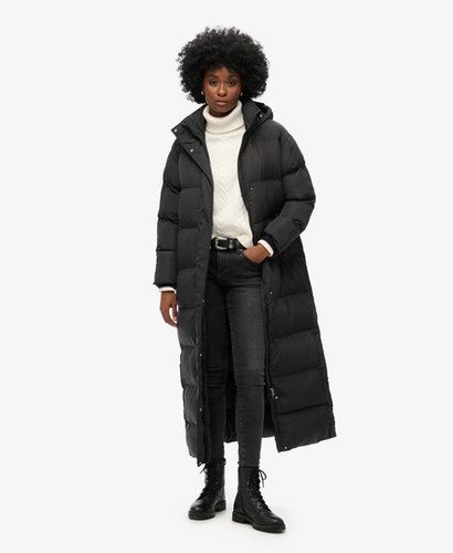 Damen Maxi-Steppmantel mit Kapuze, Größe: 38 - Superdry - Modalova
