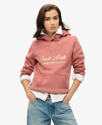 Sweat à Capuche et Logo Métallisé Luxe Taille: 38 - Superdry - Modalova