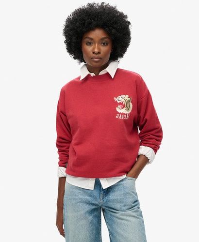 Damen Lässiges Suika Sweatshirt mit Stickerei - Größe: 40 - Superdry - Modalova