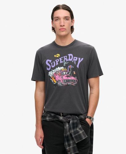 Herren Locker Geschnittenes Dragnut Odd Rods T-shirt - Größe: L - Superdry - Modalova