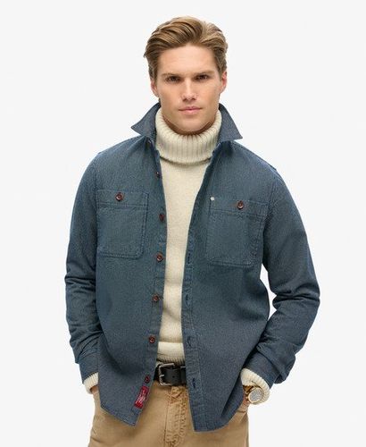 Herren The Merchant Store - Denim-hemdjacke - Größe: L - Superdry - Modalova