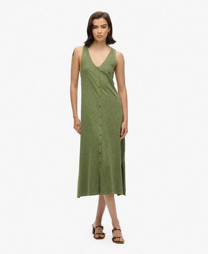 Damen Beach Jersey-Trägerkleid in Midilänge, Größe: 36 - Superdry - Modalova