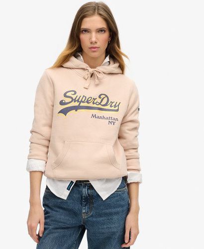 Women's Glitzer-Hoodie mit Grafiklogo - Größe: 36 - Xmas deals - Superdry - Modalova