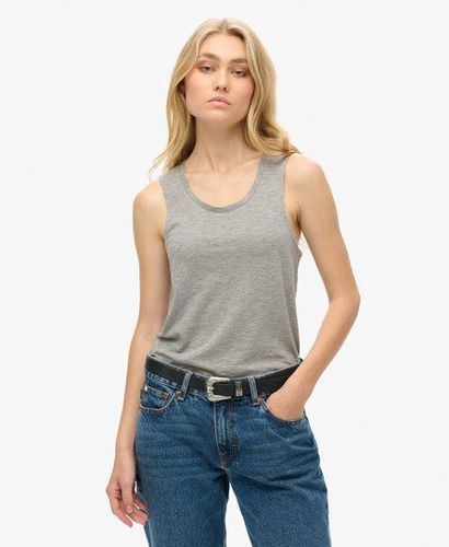 Damen Tanktop mit Weitem Rundhalsausschnitt - Größe: 42 - Superdry - Modalova