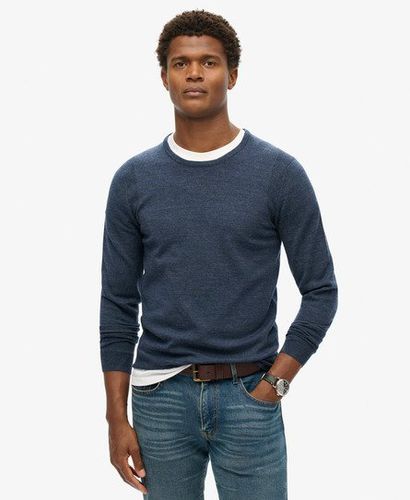 Herren Merino-Pullover mit Rundhalsausschnitt - Größe: XL - Superdry - Modalova