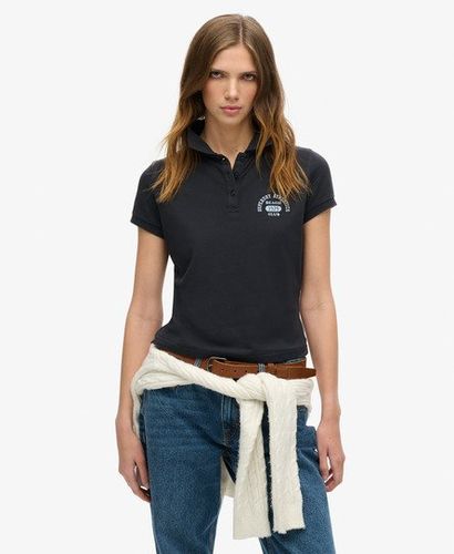 Damen Tailliertes Athletic Essentials Polohemd im 90er-Jahre-Stil - Größe: 44 - Superdry - Modalova