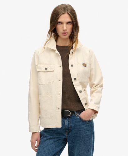 Damen Vintage Chore Jacke aus Bio-Baumwolle - Größe: 34 - Superdry - Modalova