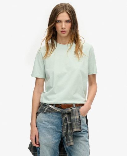Damen Vintage Logo T-Shirt aus Bio-Baumwolle mit Stickerei - Größe: 40 - Superdry - Modalova