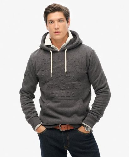 Herren Hoodie mit Geprägter Logo-Grafik - Größe: M - Superdry - Modalova