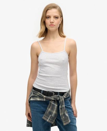 Damen Fein Geripptes Trägerhemd - Größe: 36 - Superdry - Modalova