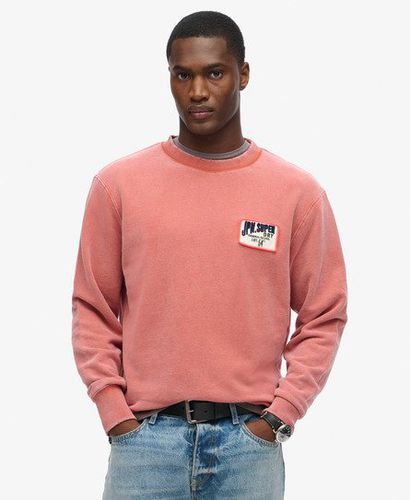 Herren Locker Geschnittenes Mechanic Sweatshirt mit Rundhalsausschnitt - Größe: L - Superdry - Modalova