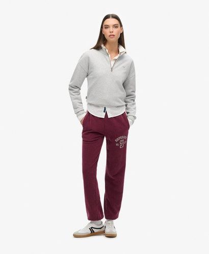 Damen Athletic Essentials Vintage-jogginghosen mit Seitenstreifen - Größe: 42 - Superdry - Modalova