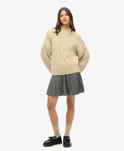 Damen Minirock im Vintage-stil mit Falten - Größe: 40 - Superdry - Modalova