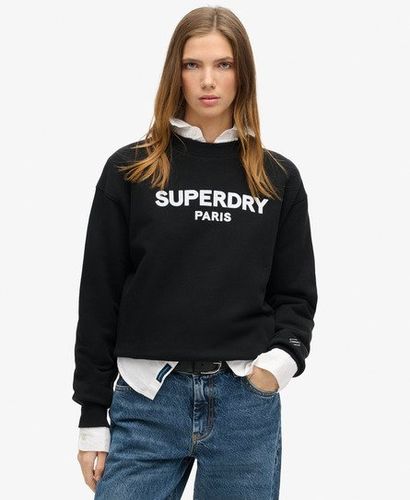 Sweat ras du cou Ample Sport Luxe Taille: 34 - Superdry - Modalova