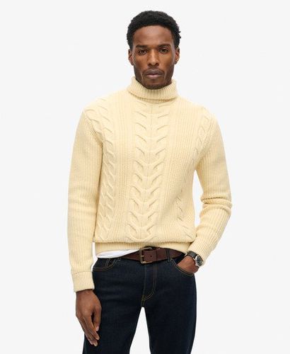 Men's The Merchant Store - Rollkragenpullover mit Zopfmuster - Größe: S - Superdry - Modalova