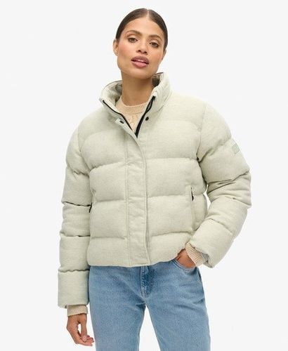 Damen Kastige Tweed-steppjacke - Größe: 36 - Superdry - Modalova