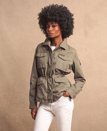 Damen Bestickte M65 Militärjacke - Größe: 36 - Superdry - Modalova