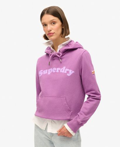 Damen Cooper Hoodie mit Farblich Abgestimmtem Logo - Größe: 44 - Xmas deals - Superdry - Modalova