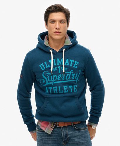 Herren Athletic Hoodie mit Grafikstickerei - Größe: S - Superdry - Modalova