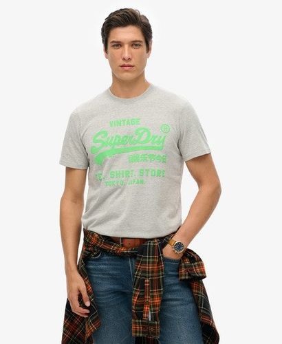 T-shirt Vintage Logo Fluo Taille: S - Superdry - Modalova