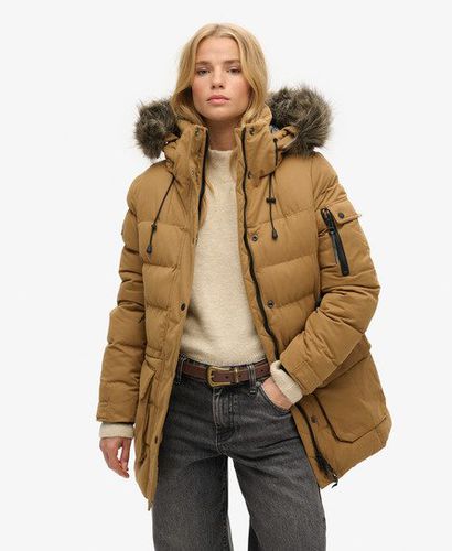 Damen Mikrofaser Expedition Parka - Größe: 40 - Superdry - Modalova