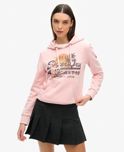 Damen LA Hoodie mit Grafik - Größe: 40 - Black Friday & weitere Preisnachlässe - Superdry - Modalova