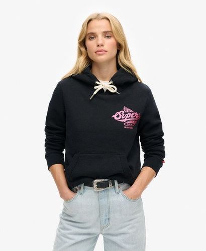 Damen Athletic Metallic Hoodie - Größe: 38 - Superdry - Modalova