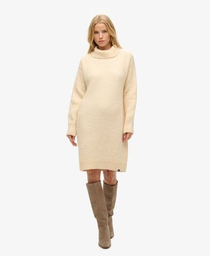 Damen Strickpulloverkleid mit Rollkragen - Größe: 36 - Superdry - Modalova