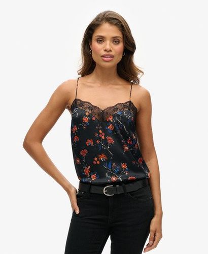 Et Graphisme Imprimé Caraco en Satin, Aux s, Taille: 36 - Superdry - Modalova
