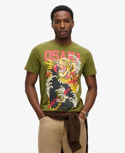 Herren Osaka 6 Narrative T-Shirt - Größe: L - Superdry - Modalova