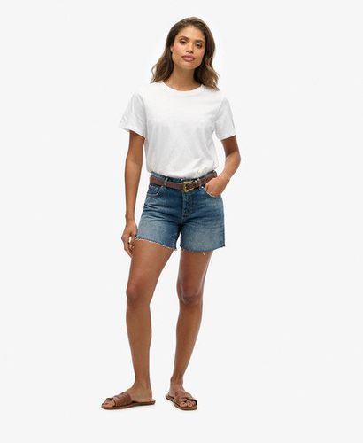 Damen Mittellange Denim-Shorts - Größe: 34 - Xmas deals - Superdry - Modalova