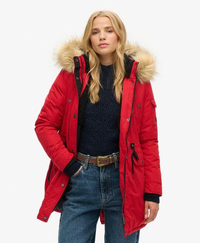 Women's Nadare Parka aus Mikrofaser - Größe: 36 - Xmas deals - Superdry - Modalova