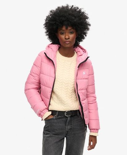 Damen Spirit Sports Steppjacke mit Kapuze - Größe: 42 - Superdry - Modalova