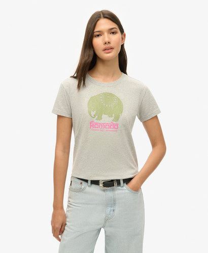 Damen x Komodo Hathi T-Shirt - Größe: 40 - Superdry - Modalova