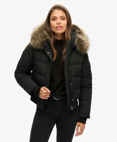 Damen Everest Bomberjacke mit Kapuze - Größe: 36 - Superdry - Modalova