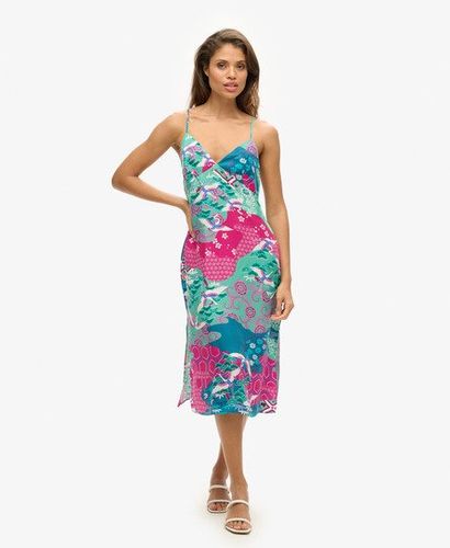 Robe Caraco Mi-longue Imprimée à Enfiler Taille: 34 - Superdry - Modalova