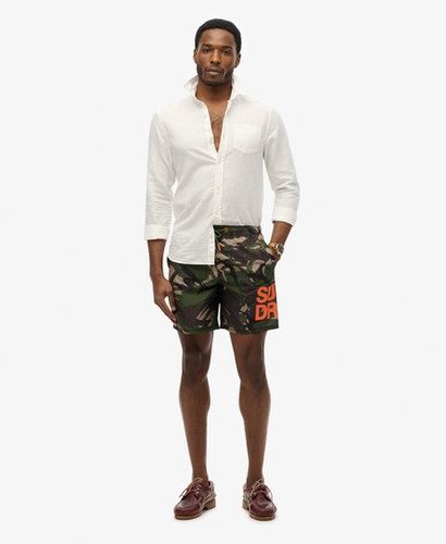 Herren Sportswear 43,2 cm Badeshorts mit Logo - Größe: Xxl - Superdry - Modalova
