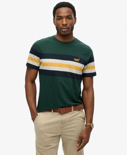 Men's Essentials Stripe T-shirt - Größe: L - Superdry - Modalova